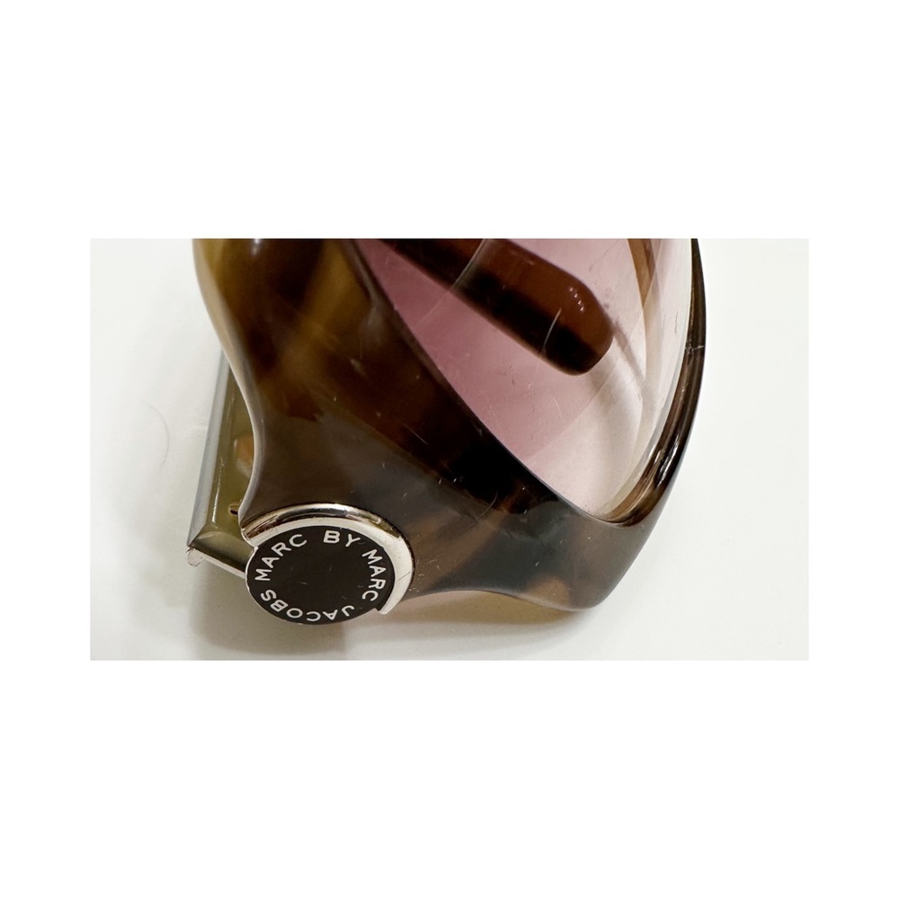 Marc Jacobs Womens Authentic Round Sunglasses Brown Tortoise Frame - Picture 6 of 10